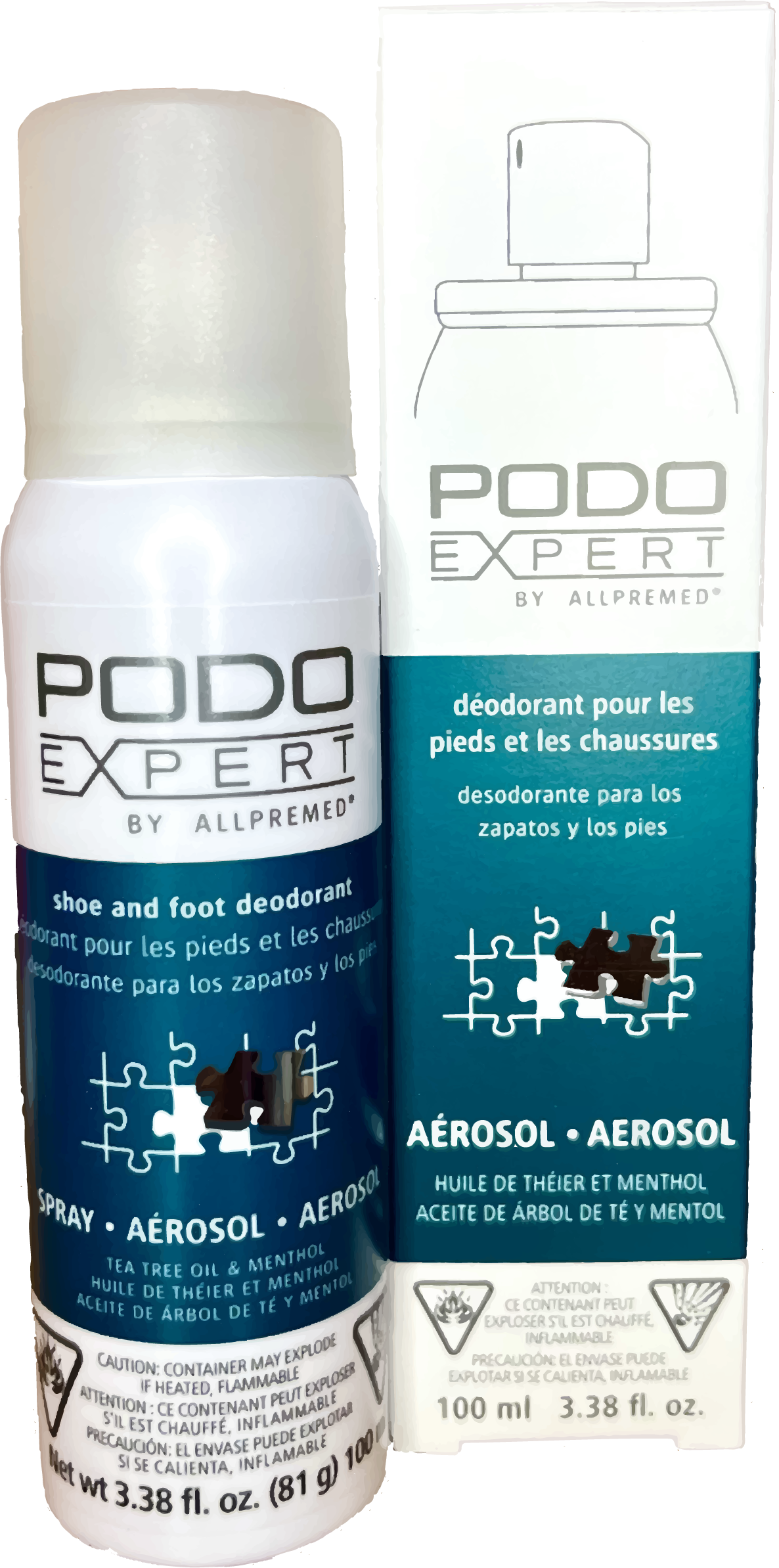 PODOEXPERT® Spray Shoe and Foot Deodorant
