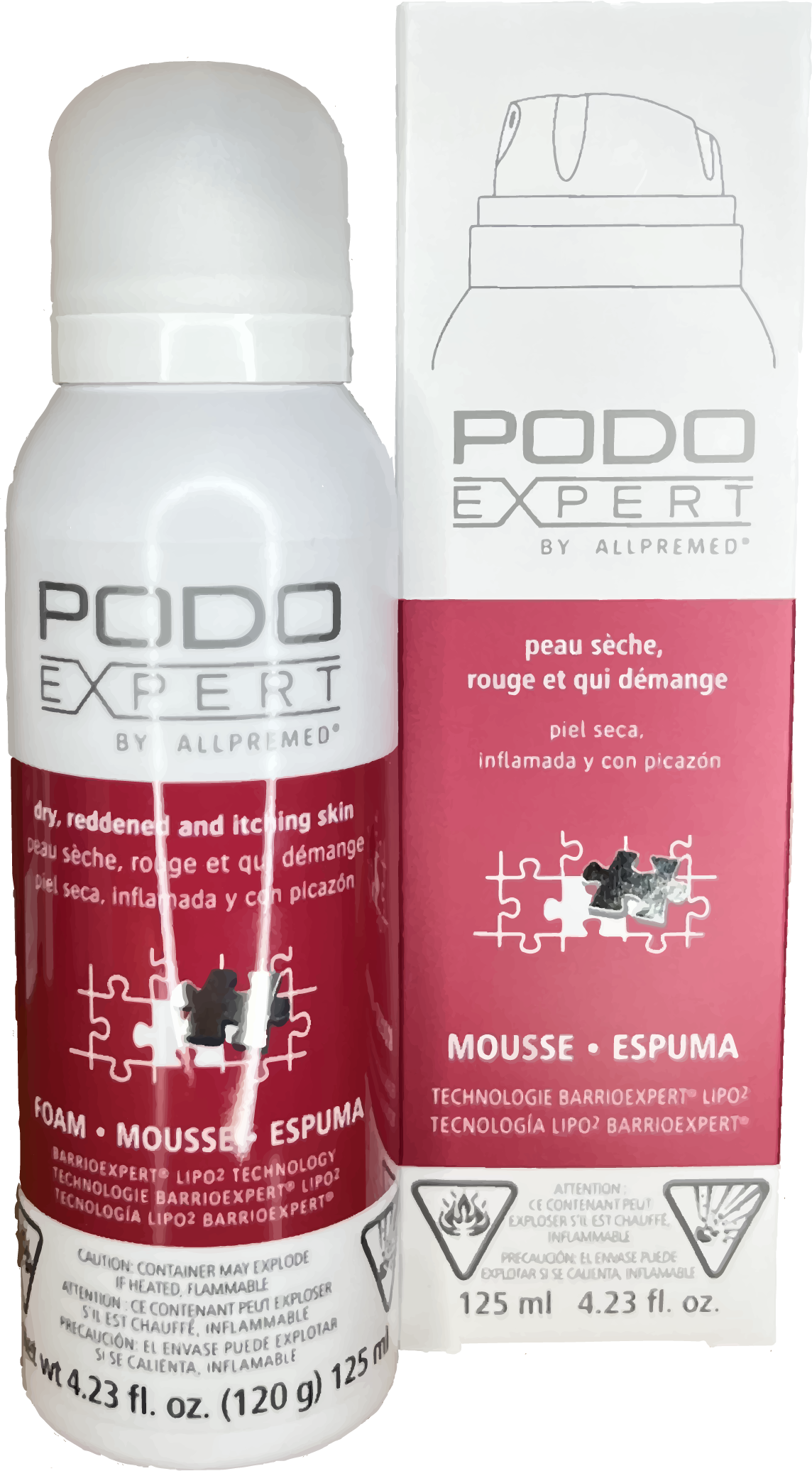 PODOEXPERT®  Foam Dry, Reddened and Itching Skin