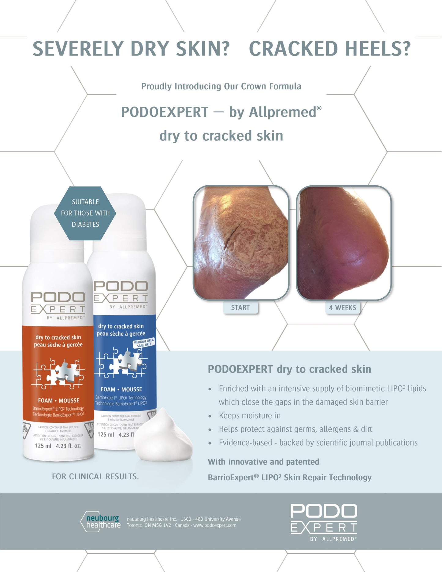 PODOEXPERT dry to cracked skin